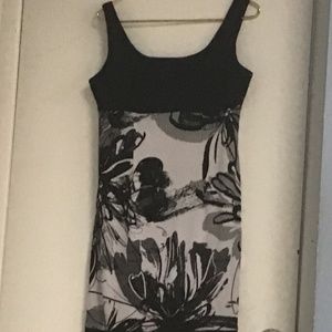 A black and white comfy dress